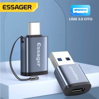 Essager USB 3.0 Type-C OTG Adapter Type C USB C Male To USB Female Converter For Macbook Xiaomi Samsung S20 USBC OTG Connector