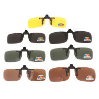 1PC Car Driver Goggles Polarized Sun Glasses Driving Night Vision Clip On Sunglasses Interior Accessories