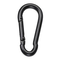 Carabiner ปีนเขาท่องเที่ยวอุปกรณ์ตั้งแคมป์อยู่รอดเกียร์ปีนตะขอคลิป D-Ring ล็อคเดินป่ากระเป๋าเป้สะพายหลังหัวเข็มขัดพวงกุญแจ