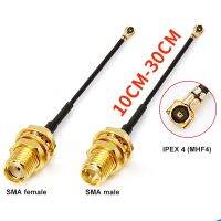 2Pcs 10cm IPEX4 to SMA MHF4 SMA-J RP-SMA RF Pigtail Cable Antenna Extension cord For M.2 EM12-G EM06 EM20-G L850-GL L860 EM7565