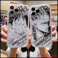 Monkey D. Luffy Zoro เคสซิลิโคน for iPhone11 12 13 14Promax เคสโทรศัพท์มือถือ เคสไอโฟน7 พสัส ซิลิโคน apple Iphone7plus/8plus/X/XS/11/12/11pro/12pro/XR กรณีซิลิโคนการ์ตูน phone case