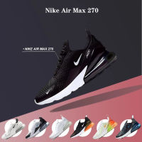 【ΝΙΚΕ】270 Black And White &amp; Low Cut Lightweight Breathable Casual Running Shoes Uni Shoes