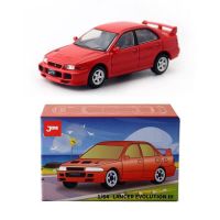 JACKIEKIM รถรุ่น1:64รถยนต์ไดคาสรถของเล่น Mitsubishi Lancer Evolution III ชุดของขวัญสำหรับเด็กชุดแข่งรถเพื่อการศึกษา