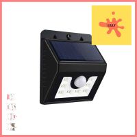 ไฟผนังนอก SOLAR RIN 216120801 1.6 วัตต์ WARMWHITE สีดำSOLAR OUTDOOR WALL LIGHT RIN 216120801 1.6W WARMWHITE BLACK **ขายดีที่สุด**