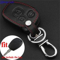 wenminr jingyuqin 3 Buttons Remote Leather Key Case for Renault Clio Kangoo Megane Master FOB Key Protect Holder