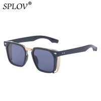 Vintage Square Sunglasses for Men Women Luxury Steampunk Sun Glasses Retro Driving Shades Rectangle Metal Ins Eyewear UV400