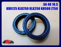 KAWASAKI KDX125 KLR250 KLX250 KH500 Z750 FRONT SHOCK SEAL (36-48-10.5) SET (1 PAIR) // ซีลโช๊คหน้า 36-48-10.5 (1 คู่) สินค้าคุณภาพดี