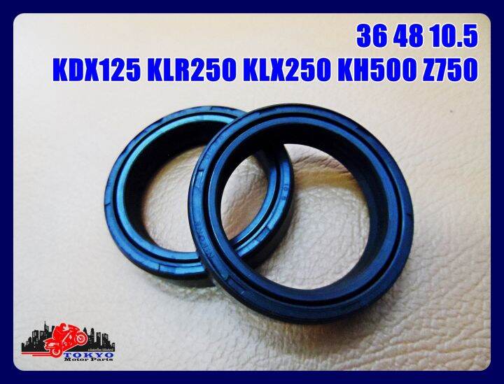 KAWASAKI KDX125 KLR250 KLX250 KH500 Z750 FRONT SHOCK SEAL (364810.5