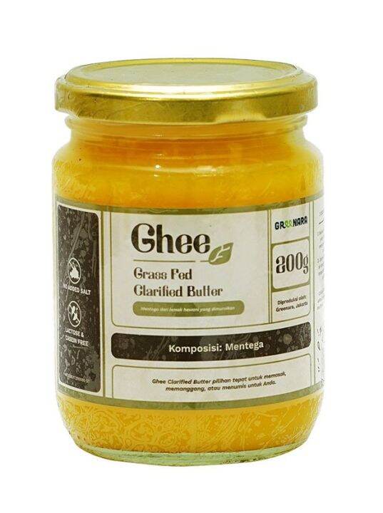 Ghee 200gr Grass Fed Clarified Lazada Indonesia
