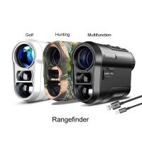 【LZ】✸  REVASRI-Golf Laser Rangefinder 600m Telescópio com Bandeira-Lock Slope Pin medidor de distância para 1000m Camuflagem Caça Monocular