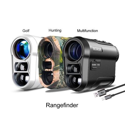 【LZ】✸  REVASRI-Golf Laser Rangefinder 600m Telescópio com Bandeira-Lock Slope Pin medidor de distância para 1000m Camuflagem Caça Monocular