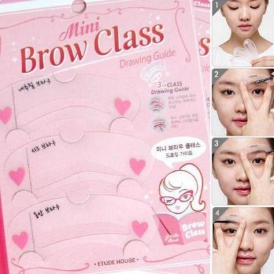 บล็อควาดคิ้วสีชมพู  (แพคเกจซองสีชมพู)  Brow Drawing Class Guide