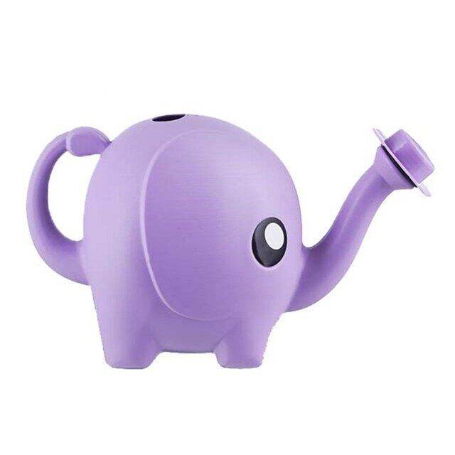 X7ab 1l Cute Cartoon Elephant Watering Can Children Plastic Long Spout ...