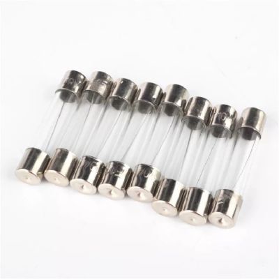 10pcs 5x20mm 6x30mm แก้วฟิวส์หลอด 0.2A 0.5A 1A 2A 3A 4A 5A 6A 7A 8A 10A 12A 15A 20A ฟิวส์แก้ว Fast-Tutue Store