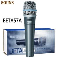 BETA57A เครื่องมือไดนามิกไมโครโฟนบ่วงไมโครโฟนกลองทอม BETA57A สำหรับชุดกลองเครื่องดนตรี