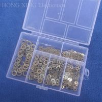 500 Pcs/set M1.6 DIN125 M2 M2.5 M3 M4 M5 304 Stainless Steel Flat Washer Plain Washer Gasket Assortment Kit