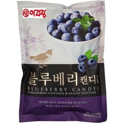 ลูกอมเกาหลี รสบลูเบอร์รี่ arirang blueberry candy 330g ขนมเกาหลี
