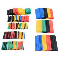 328Pcs Polyolefin Assorted Heat Shrink Tubing Insulation Shrinkable Tube Wrap Wire Cable Sleeving Kit 5 Colors Electrical Circuitry Parts