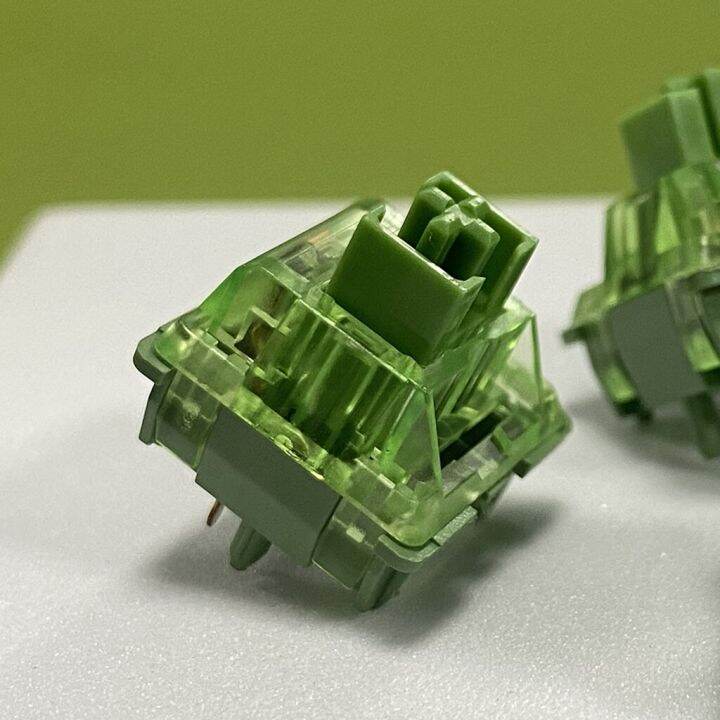 MMD Matcha Green 5 Pins Linear Keyboard Switch 35g Light Pressure