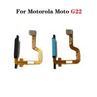 ปุ่มโฮม Touch ID ลายนิ้วมือเซนเซอร์ Flex Cable สําหรับ Motorola Moto G22 G42 G32S