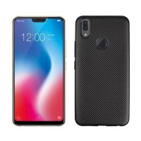 A2ZSHOP - จัดส่งจากประเทศไทย Huawei P20, Huawei P20 กรณีการป้องกันอย่างเต็มรูปแบบ CARBON FIBER Back Case Cover Huawei P20 Back Cover