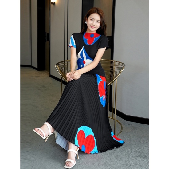 Đầm tay bí chiết ly thời trang GUMAC DD12093 | Shopee Việt Nam