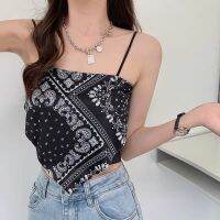 Paisley bandana sling top