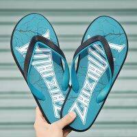 Men Fashion Pool Slippers Dry Male Flip Flops Flats Beach Walking Shoes Boys Sandals Slides