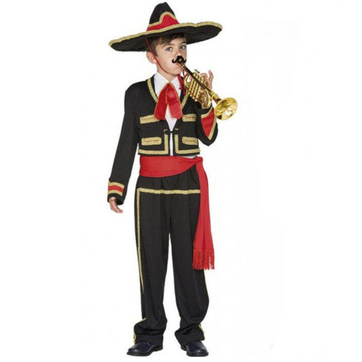 Eraspooky Traditional Mexican Boys Costume Kids Mexican Mariachi Sets ...