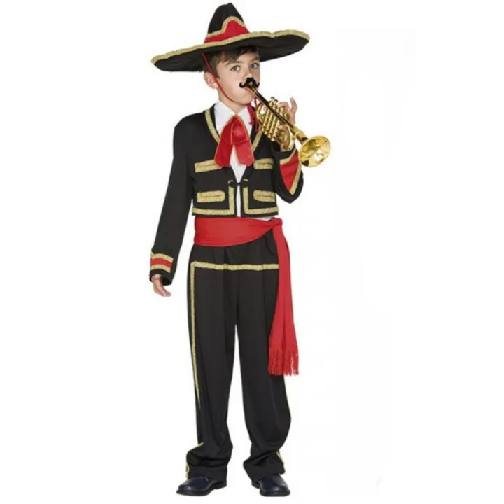 Traditional Mexican Boys Costume Kids Mexican Mariachi Sets | Lazada