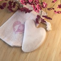 Milky Quartz Gua Sha กัวซาหิน มิวกี้ ควอตซ์ นวดหน้า เกรด คัดพิเศษ