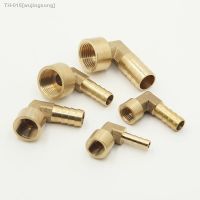 ❆ 8 16mm Hose Barb x 1/2 Female Thread 90Degree Elbow Brass Barbed Fitting Coupler Connector Adapter For Fuel Gas Water Copper