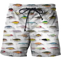 Mens Swimwear Shorts Animal Fish 3d Surfing Board Short Kids Beach Shorts Men Trunk Masculina Swimsuit Sports Pants Brief boy