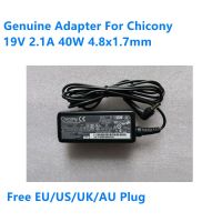 2ปีของแท้19V 2.1A 40W 4.8X1.7Mm Chicony A13 040N3A CPA09 002A A040R074L A040R045L แหล่งจ่ายไฟ AC Adapter สำหรับแล็ปท็อป