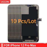 จอ LCD 10ชิ้นสำหรับ Iphone 12 Pro Max สัมผัสหน้าจอ LCD หน้าจอดิจิตอลแทนการประกอบสำหรับ Iphone 12 Pro Max LCD