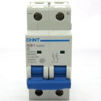 Dc500v เบรกเกอร์40amp 2ขั้ว6ka Chnt Nb1-63 Dc Mcb สำหรับแสงอาทิตย์โฟโตโวลตาอิก