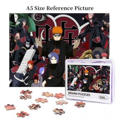 Itachi Uchiha, Sasuke Uchiha, Pain And Hidan (Naruto) Wooden Jigsaw Puzzle 500 Pieces Educational Toy Painting Art Decor Decompression toys 500pcs