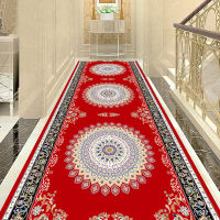 Floral Living Room Carpets Moroccan Style Corridor Hallway Rug Mat Kitchen Floor Area Rug Flannel Non-slip Modern Bed Room Rugs