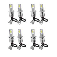 8X H3 Super Bright LED Headlight Fog Light Driving Lamp Bulb Kit 6000K White 100W