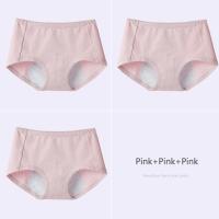 High Waist 3Pcs/Set Leakproof Breathable Cotton Women Menstrual Panties Girls Physiological Pants Soft Sanitary Period UnderwearTH