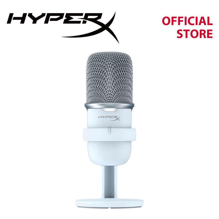 HyperX SoloCast USB Condenser Gaming Microphone White HX519T2AA