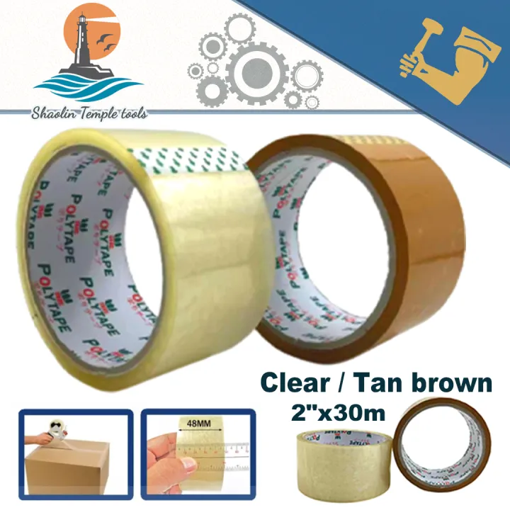 PACKAGING TAPE bnesos B&e School Office Supplies Tiger Packing Tape Packaging Tape 2 x30m