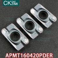 APMT160420PDER ZM2125 APMT 160420 PDER ใส่คาร์ไบด์ไหล่เครื่องกลึงเกลียวกัด CNC เครื่องกลึงโลหะเครื่องมือ Indexable สำหรับเหล็ก