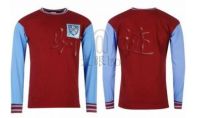 เสื้อผ้าบาสเกตบอลคุณภาพสูง Bobby Morre retro eng super blue jersey West Ham West West Ham 1966 shirt