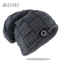 【YD】 New Beanie Hat Knit Wool Warm Thick Soft Stretch Men And Fashion Skullies