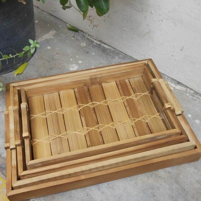 Cod Nampan Baki Tray Nampan Bambu Tray Bambu Baki Bambu