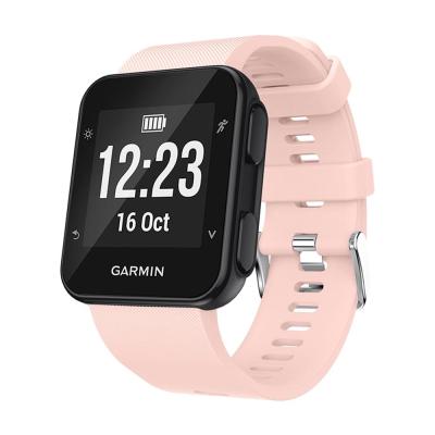 แถบนาฬิกาซิลิโคนสปอร์ตสำหรับ Garmin Forerunner 35 (สีน้ำเงิน)