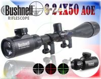 กล้องBushnell 6-24x50 AOEG มีไฟ+ปรับหลา+ท่อบังแสงและระดับน้ำตั้งกล้อง (สินค้าพร้อมส่ง ส่งจาก กทม)