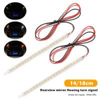 【CW】14/18cm Flexible LED Flowing Strip Light Car Rearview Mirror Turn Signal12V Turn Signal DRL Dynamic Driving Lamp