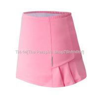 ♞♦❧ Pink/Black/White Sports Short Skirt Badminton Uniform Culottes Womens Breathable Quick-Drying Casua